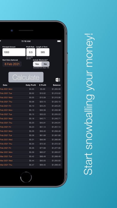 Compound Gain screenshot 2