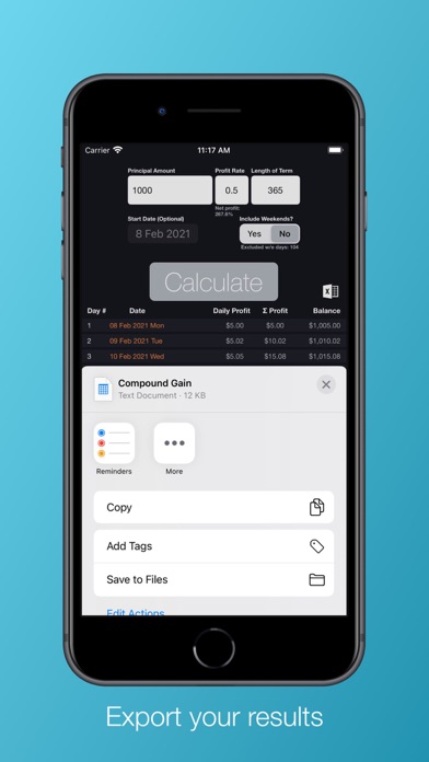 Compound Gain screenshot 1