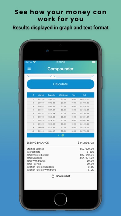 Compounder screenshot 2