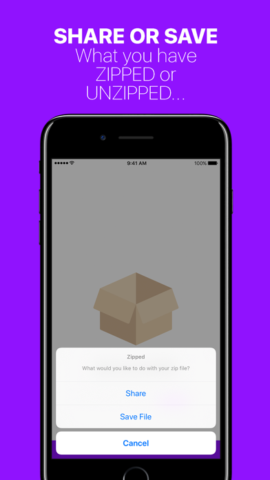 Compress Files with Zipped screenshot 1