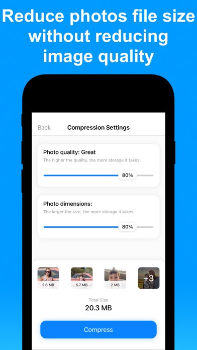 Compress Photos & Pictures screenshot 4