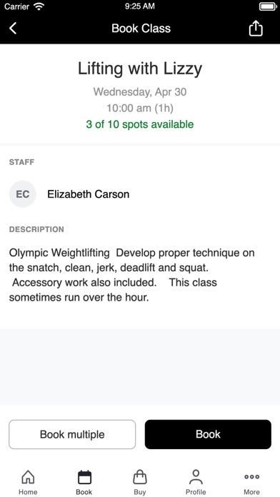 Concept Fitness screenshot 1