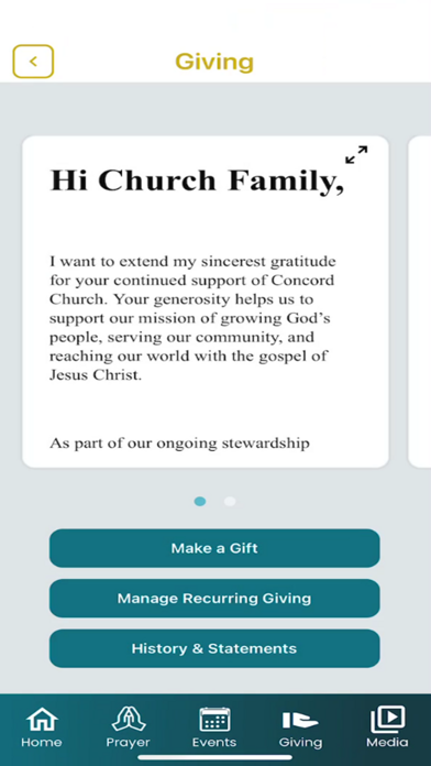 Concord Church screenshot 2