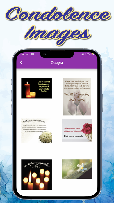 Condolence Message Image Quote screenshot 1