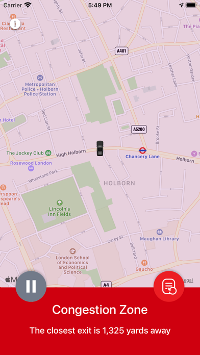 Congestion Zone App screenshot 4