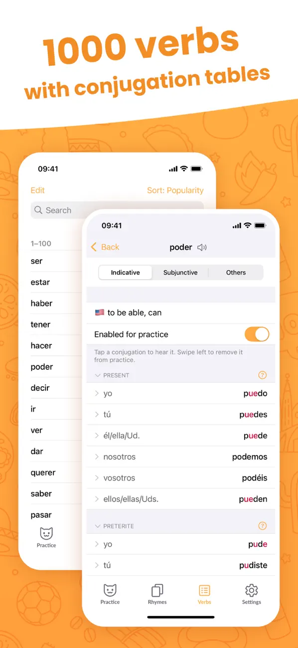 ConjuGato: Learn Spanish Verbs screenshot 3