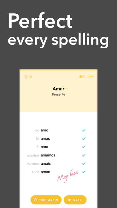 Conjuu - Spanish Conjugation screenshot 4