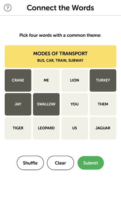 Connections Game! screenshot 3