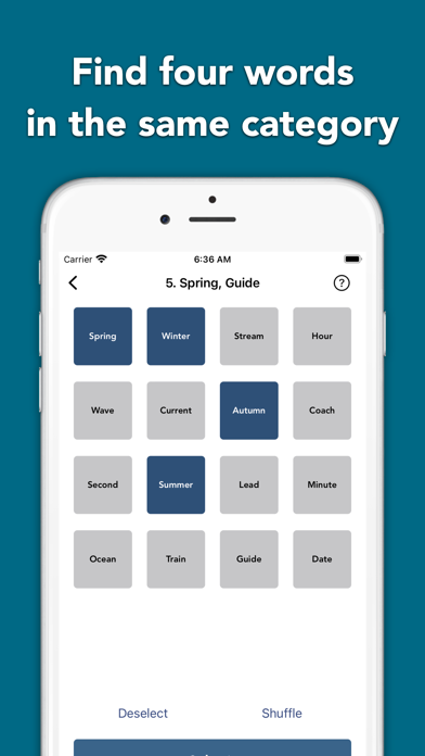 Connections Word Game Puzzles screenshot 4