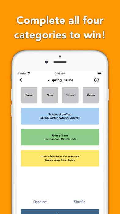 Connections Word Game Puzzles screenshot 3
