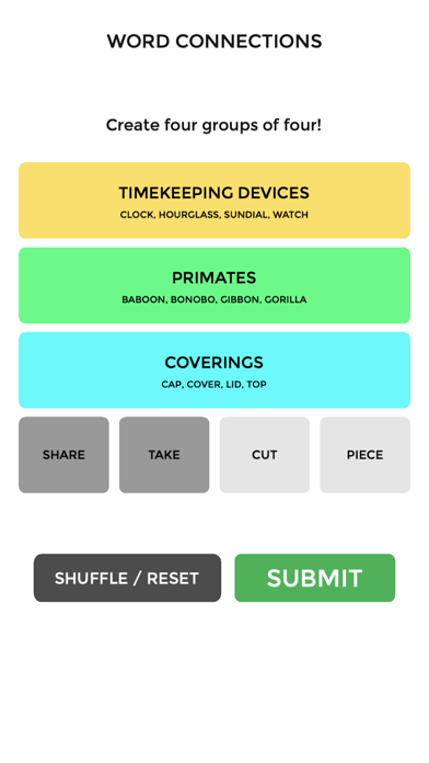 Connections - Word Game screenshot 2
