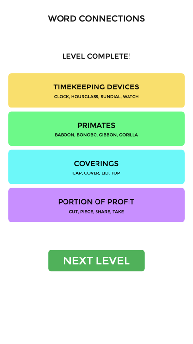Connections - Word Game screenshot 1