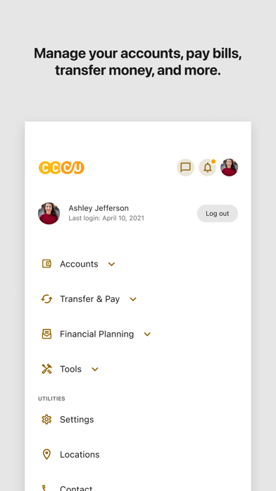 ConsolidatedCCU Mobile screenshot 1