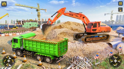 Construction Excavator Game 3d screenshot 5