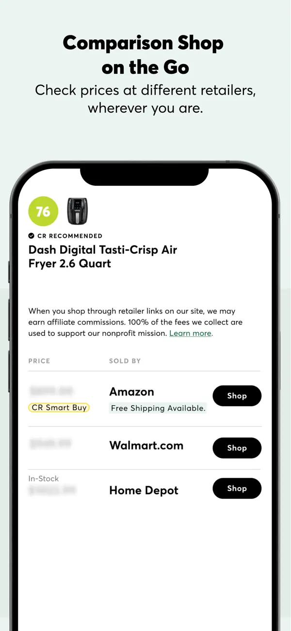 Consumer Reports screenshot 1