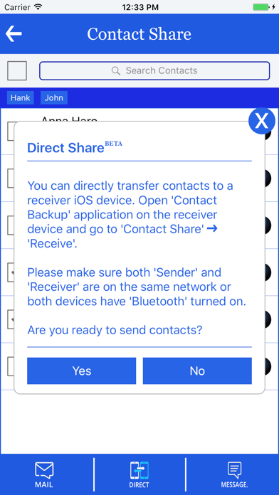 Contact Backup & Transfer screenshot 3
