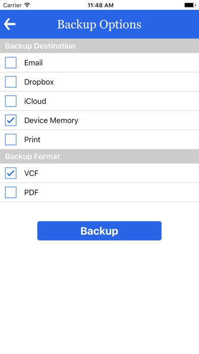 Contact Backup & Transfer screenshot 4
