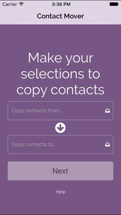 Contact Mover screenshot 1