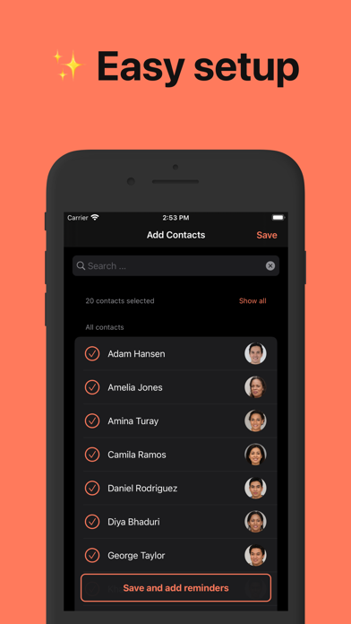 Contacts Address Book: Amicu screenshot 3