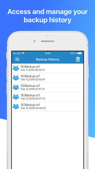 Contacts Backup Pro & Restore screenshot 1