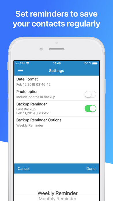 Contacts Backup Pro & Restore screenshot 2