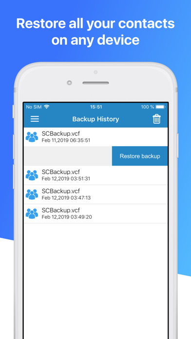 Contacts Backup Pro & Restore screenshot 3