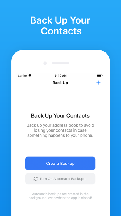 Contacts Backup + Transfer screenshot 4