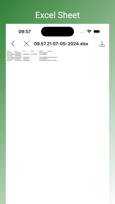 Contacts Converter-XLSX,VCF screenshot 2