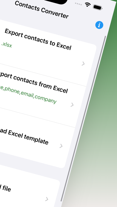 Contacts Converter-XLSX,VCF screenshot 5