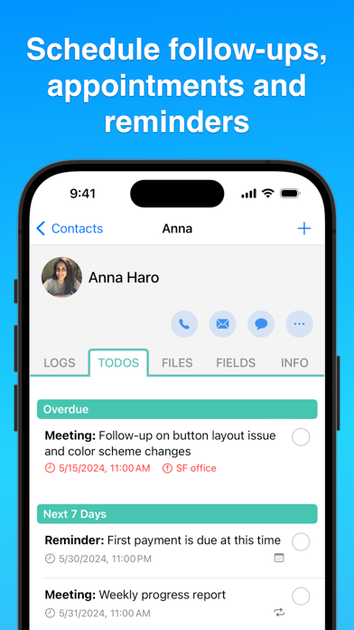 Contacts Journal CRM screenshot 9