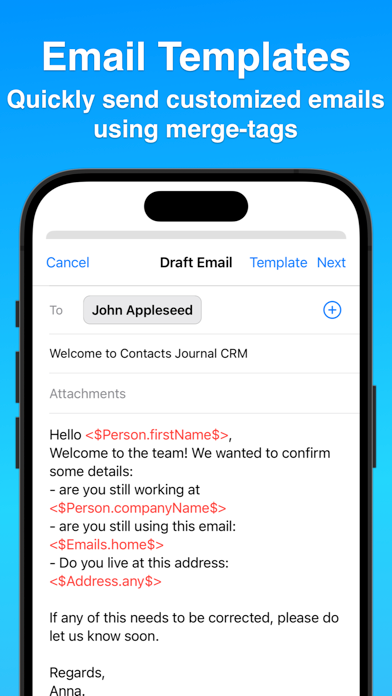 Contacts Journal CRM screenshot 3