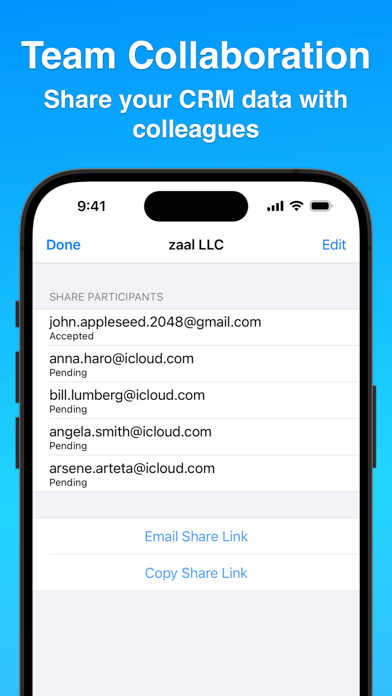Contacts Journal CRM screenshot 1