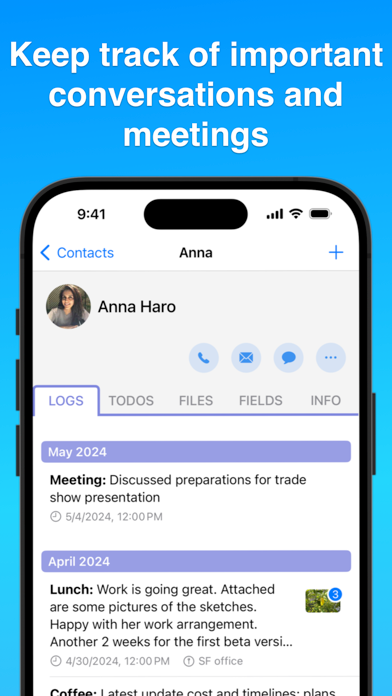 Contacts Journal CRM screenshot 10