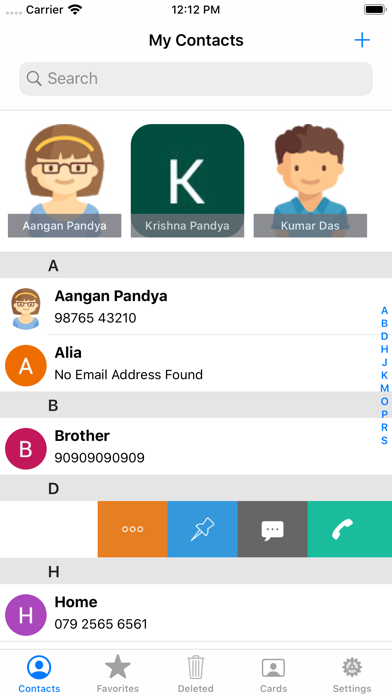 Contacts Manager - Phone Book screenshot 8