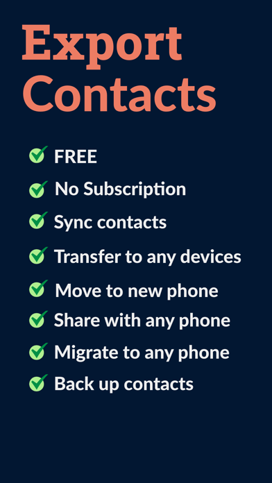 Contacts: MC backup & Exporter screenshot 4