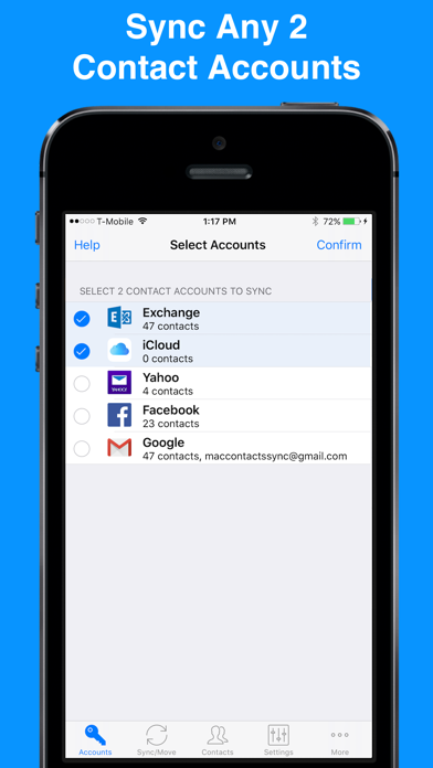 Contacts Mover Pro screenshot 5