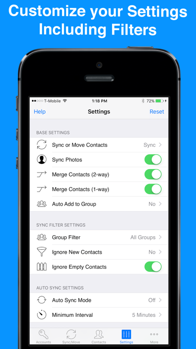 Contacts Mover screenshot 1