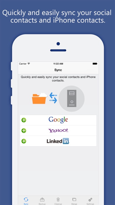 Contacts Sync, Backup & Clean screenshot 5