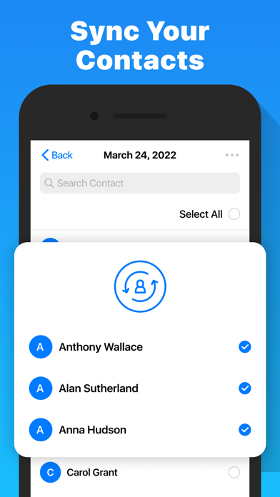 Contacts Sync-for Google Gmail screenshot 4