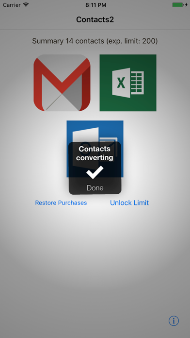Contacts2 screenshot 1