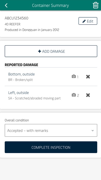 Container Inspection screenshot 2