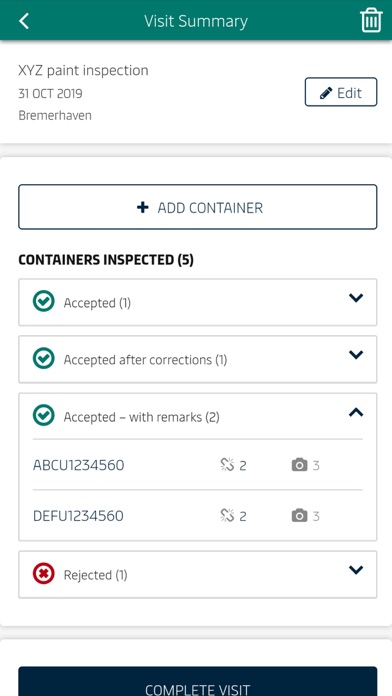 Container Inspection screenshot 3