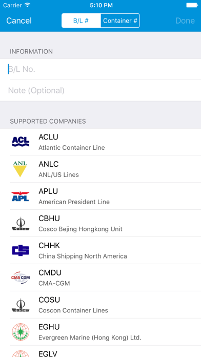 Container Track & Trace screenshot 3