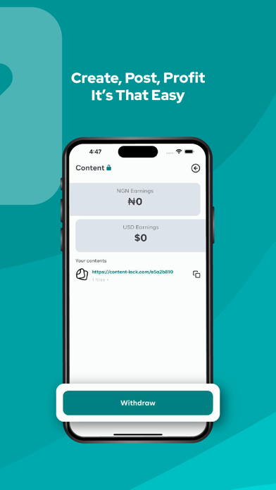 ContentLock: Content for Cash screenshot 1