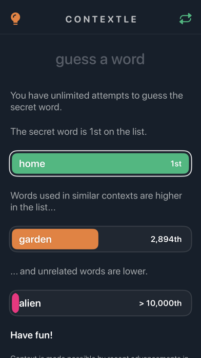 Contextle - Guess the Word screenshot 3