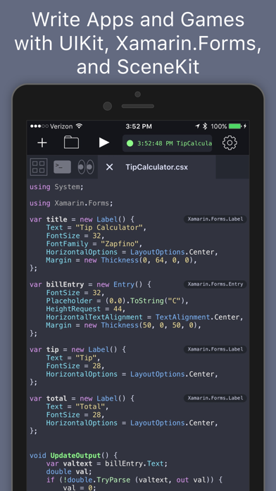 Continuous .NET C# and F# IDE screenshot 1