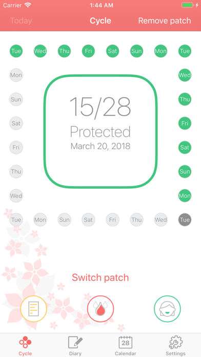 Contraceptive Patch Reminder screenshot 4