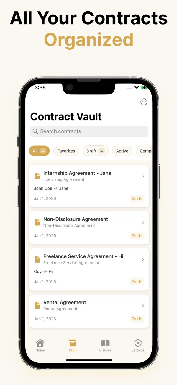 Contract Maker - AI Generator screenshot 2
