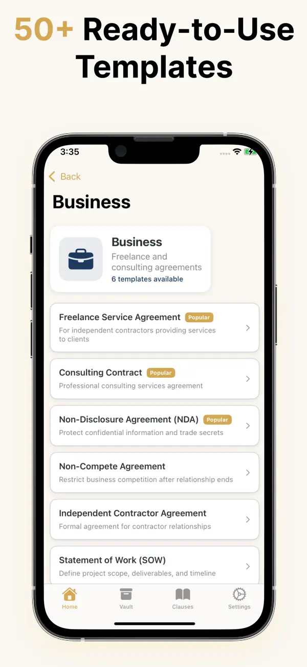 Contract Maker - AI Generator screenshot 3