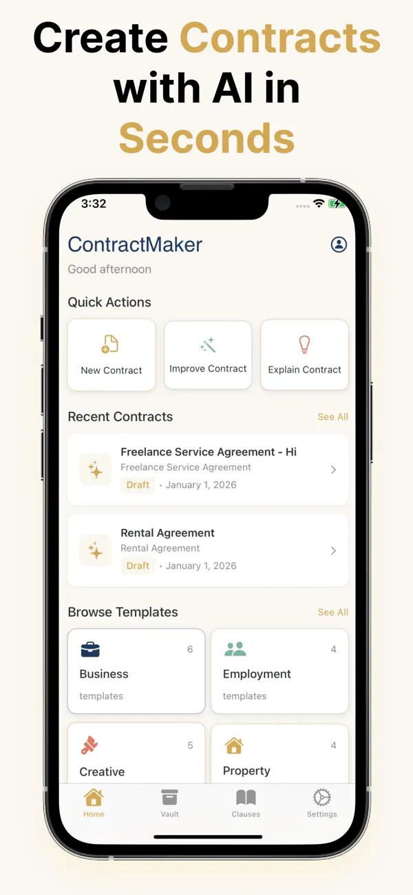 Contract Maker - AI Generator screenshot 6